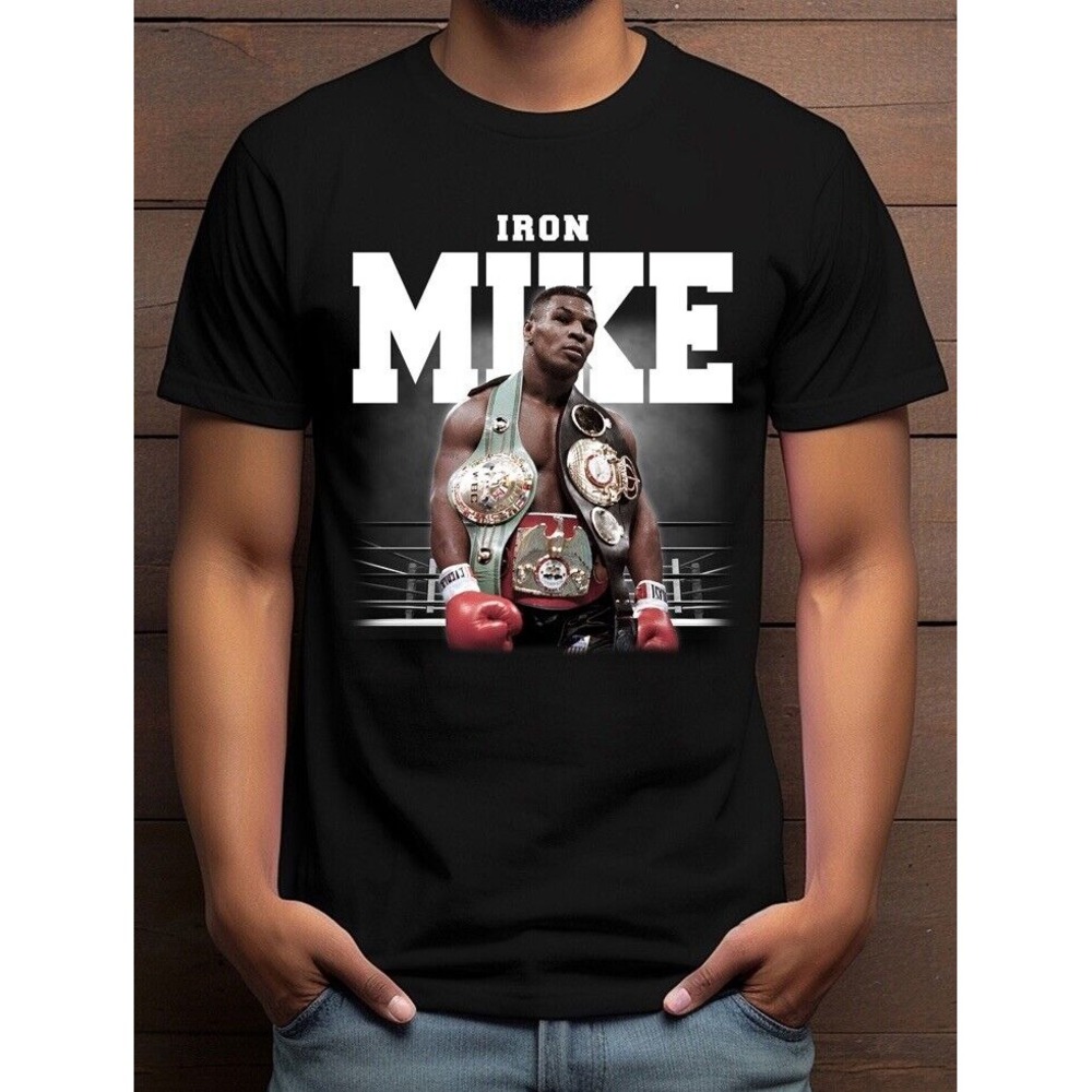 Iron Mike‎ Tyson World 🌎 Champion Black T-Shirt Unisex Large